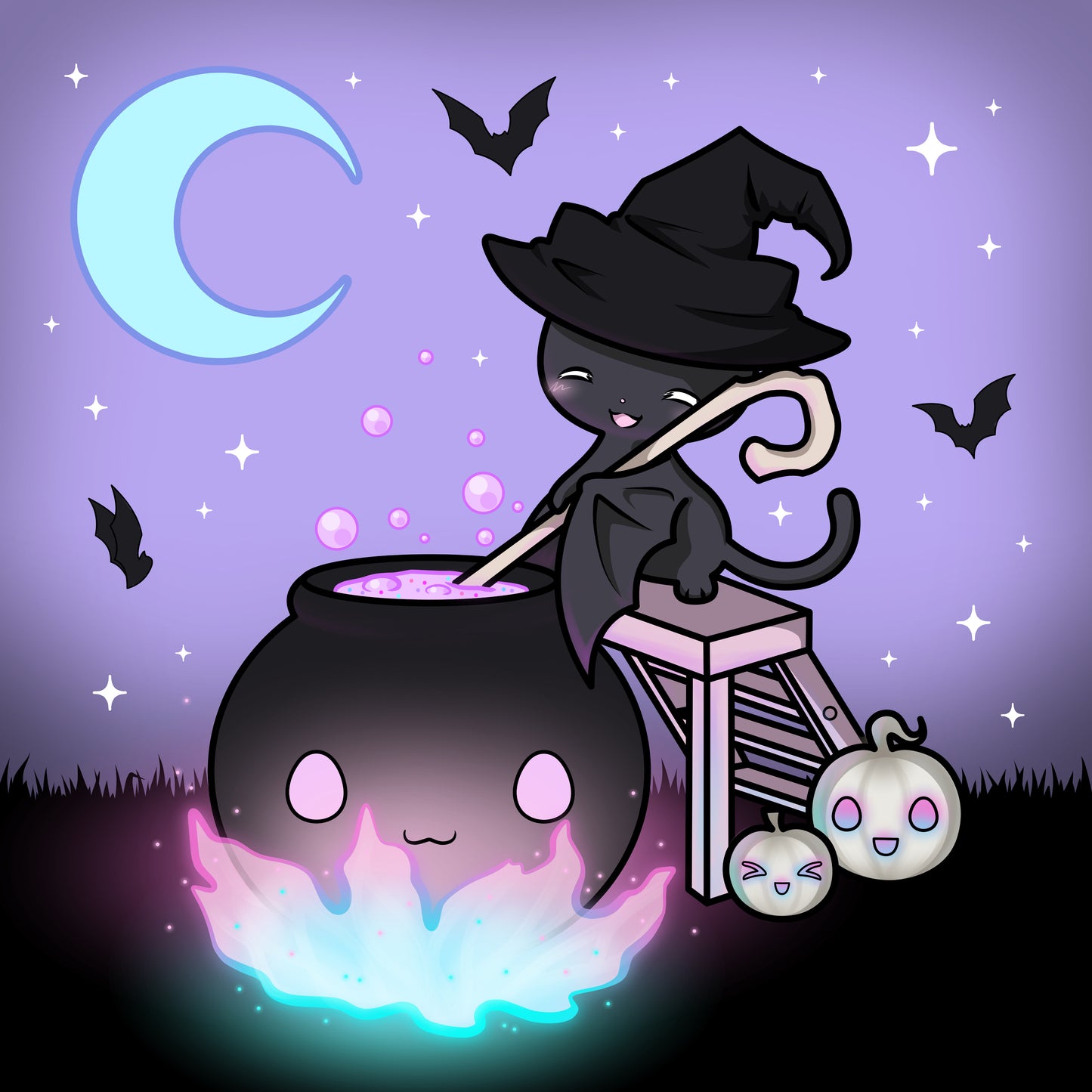 Halloween Brew 8x8" art print