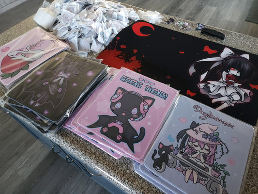Huge restock of mousepads and charms just arrived!