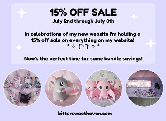 15% off sale is live!