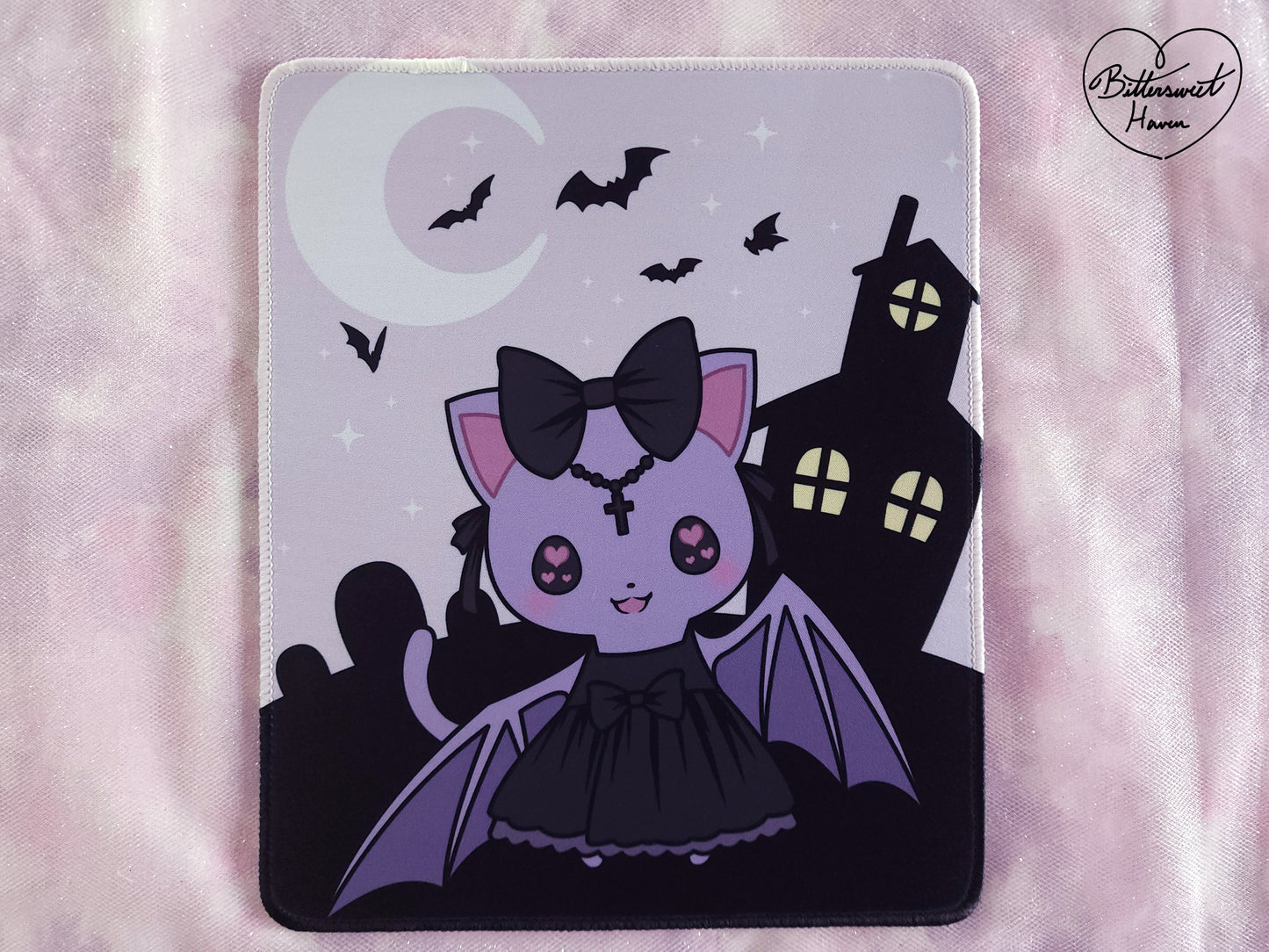 Standard Mousepad - Gothic Lolita Catbat