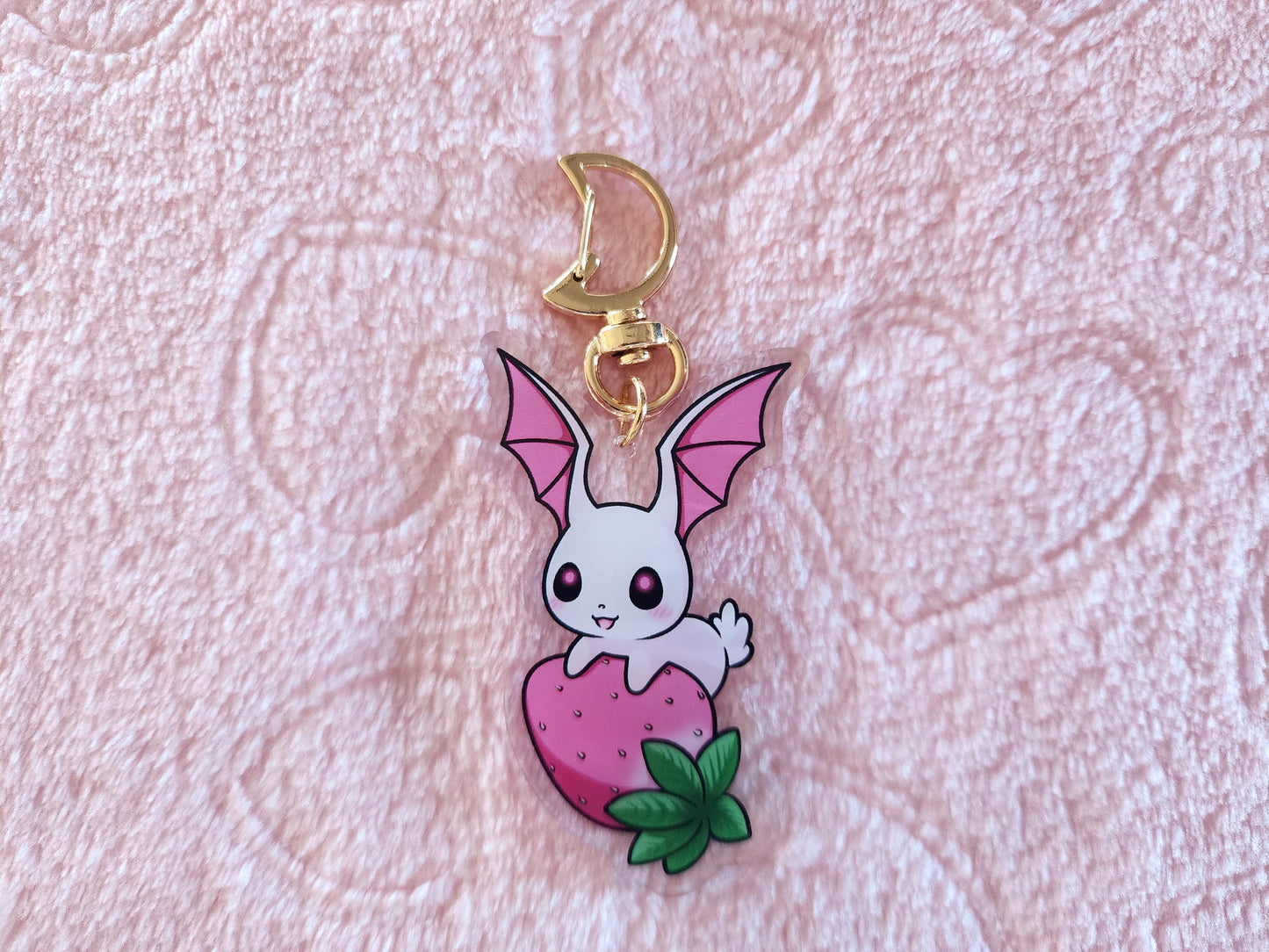 Acrylic Charm - Pink Bunbat