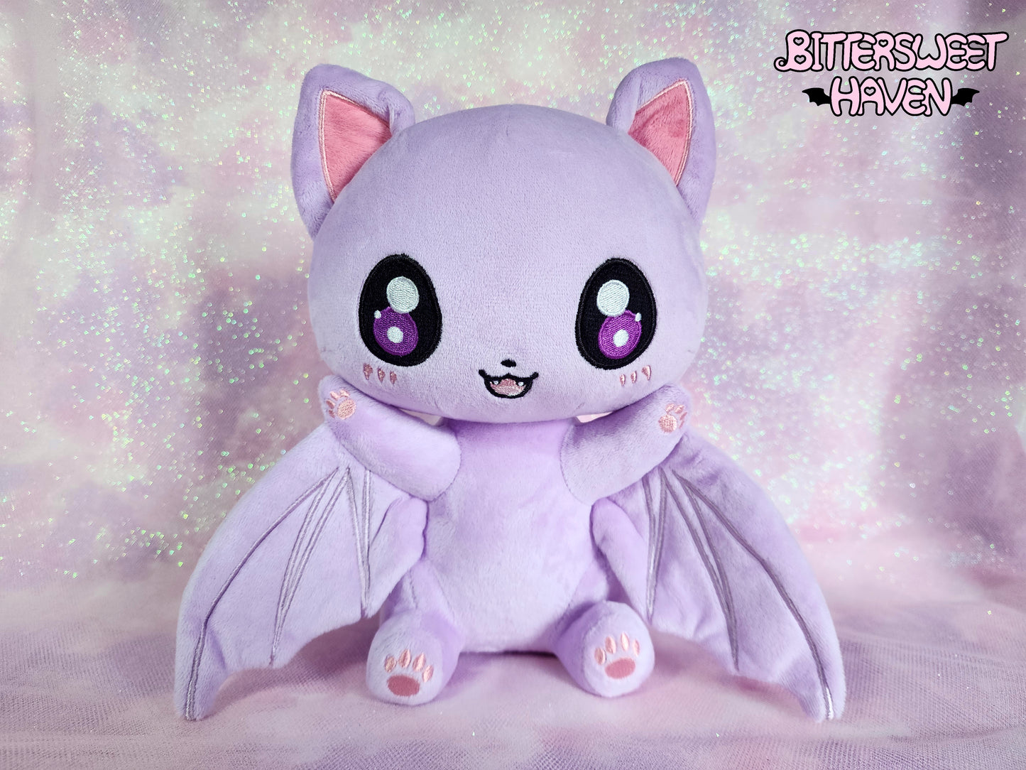 Lavender Catbat Plushie (new design)