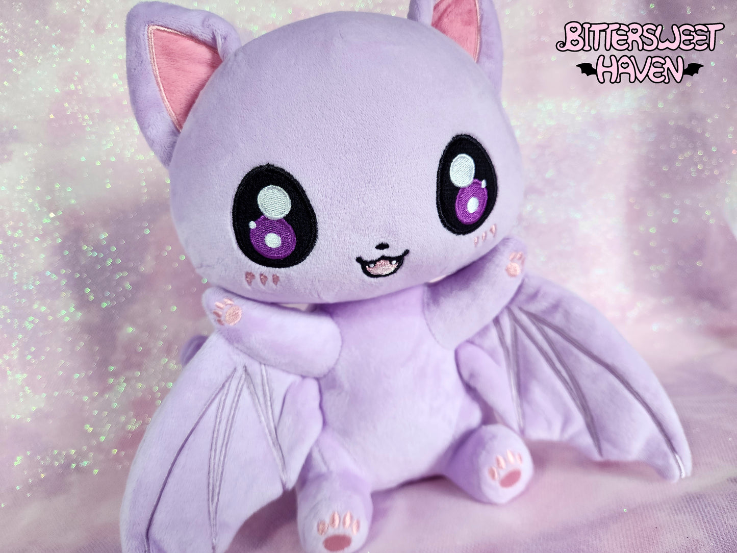 Lavender Catbat Plushie (new design)