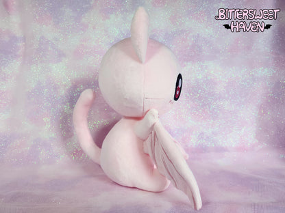 Pink Catbat Plushie (new design)