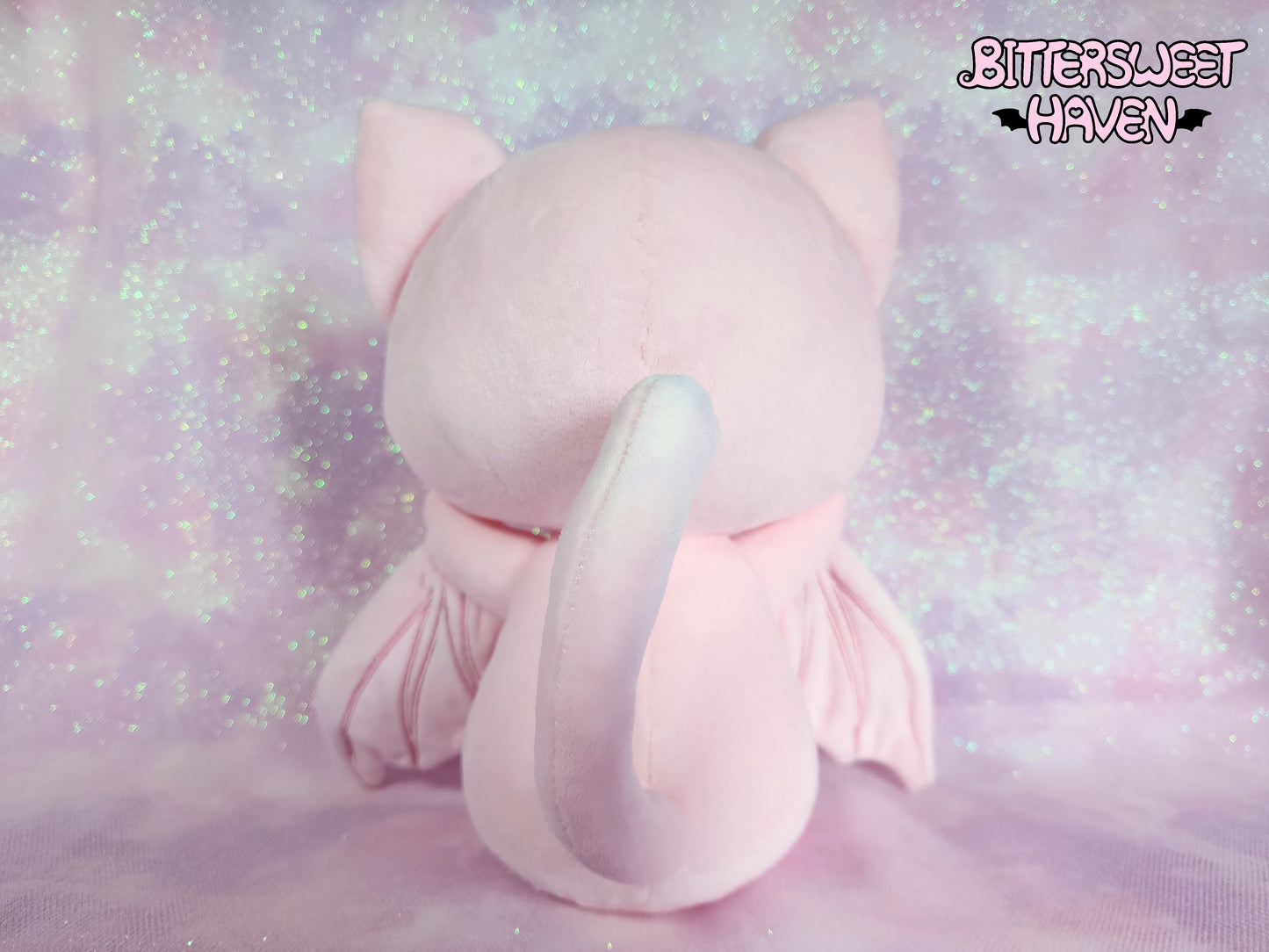 Pink Catbat Plushie (new design)