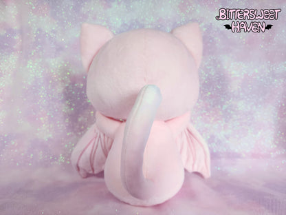 Pink Catbat Plushie (new design)