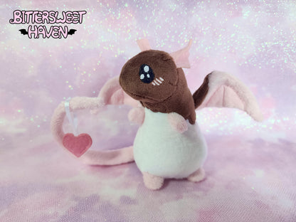 Small Ratbat Plushie - Chocolate Dipped