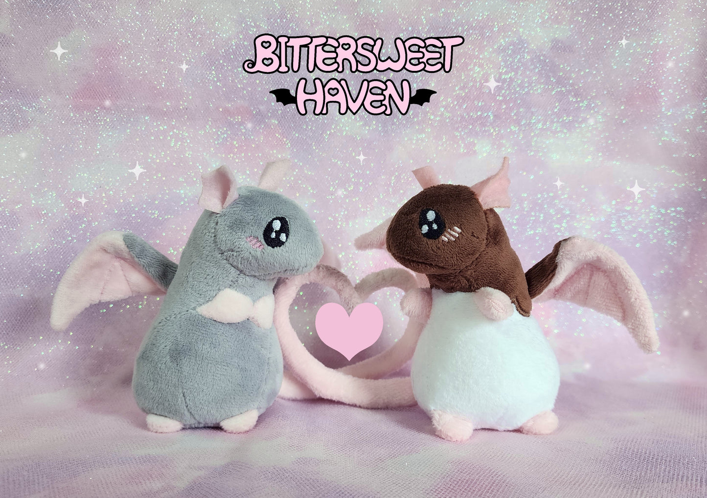 Small Ratbat Plushie - Chocolate Dipped