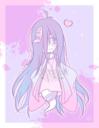 Pastel Yurei art print