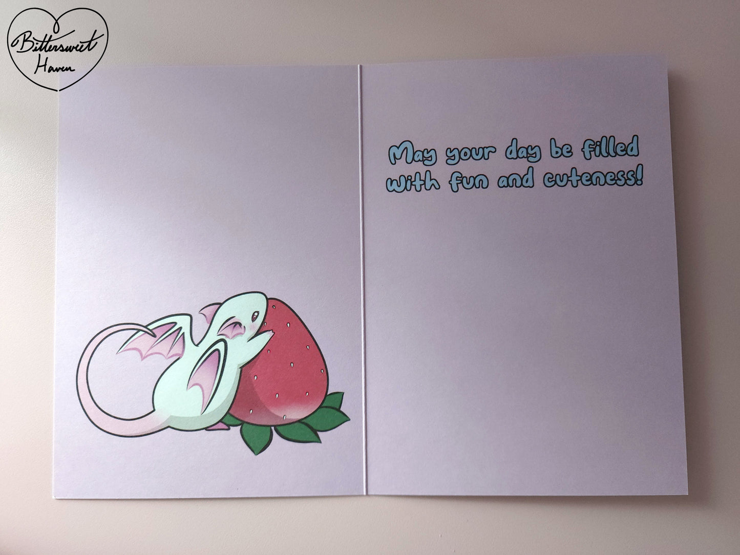 Wishing you a cute day! Greeting Card